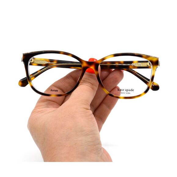 NEW KATE SPADE KATTALIN/F 086 HAVANA AUTHENTIC EYEGLASSES FRAME - Picture 10 of 11